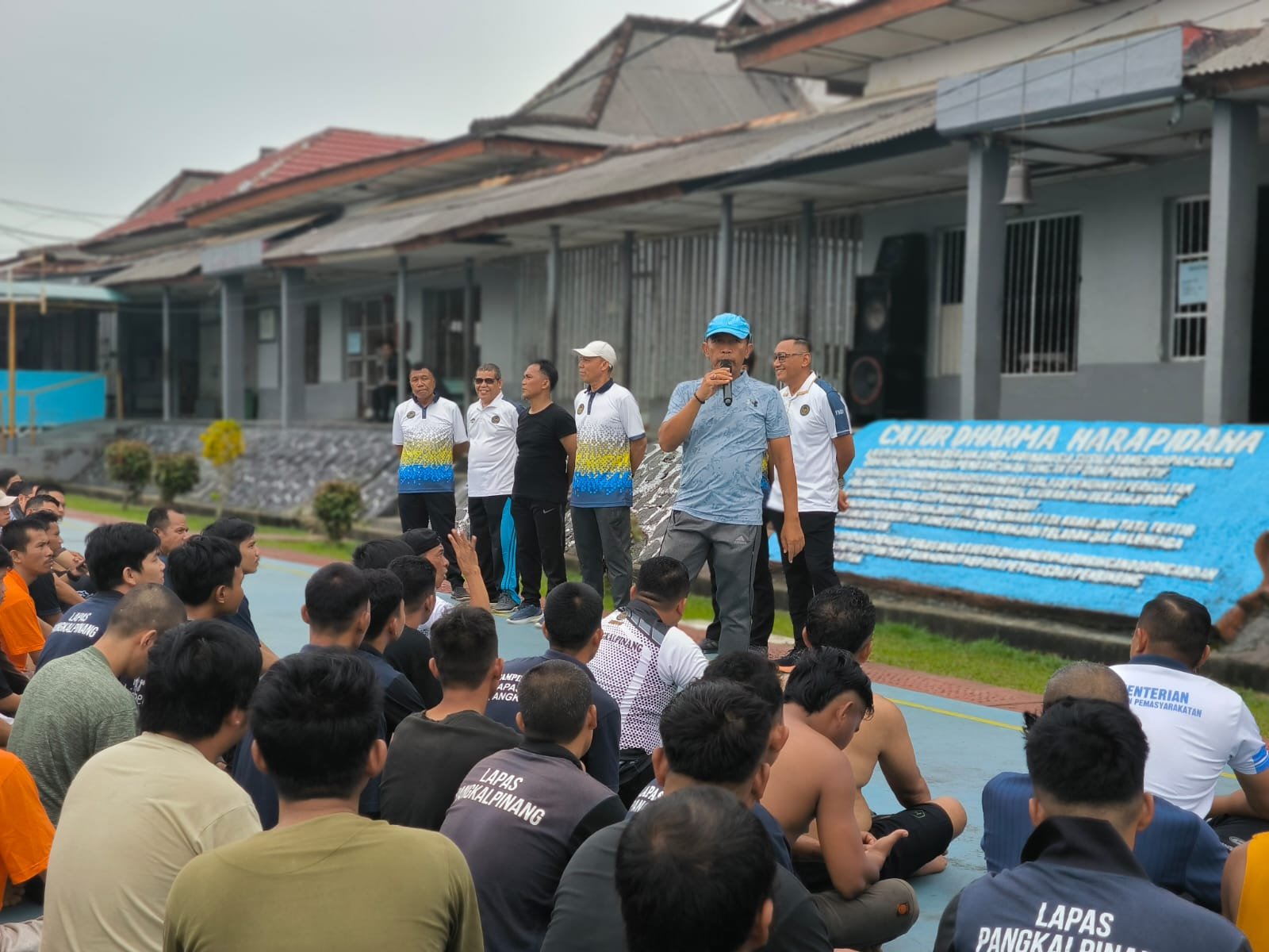 Tampung Aspirasi, Plt. Kakanwil Ditjenpas Babel Menyapa Di Lapas Pangkalpinang